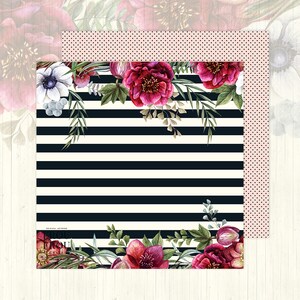 Girl Boss Paper Pack, Romantic Floral Paper Pack, Feminine Planner ...