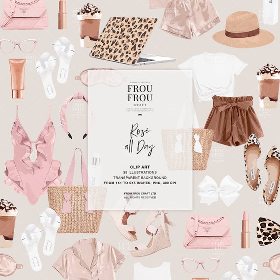 Instagram Stickers, Insta Story Highlights Icons, Pastel Pink Clip Art, Girly Clipart, Cute Planner Stickers, Blogger Supplies, Vlog Cover