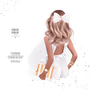 Clipart de planejador de ouro, gráficos estacionários de volta às aulas, impressão de moda sob demanda, capa de planejador feminino, arte de parede para impressão, download instantâneo