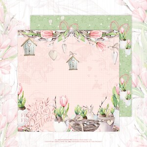 Spring Paper Pack, Easter Digital Planner Stickers, Pastel Designer ...