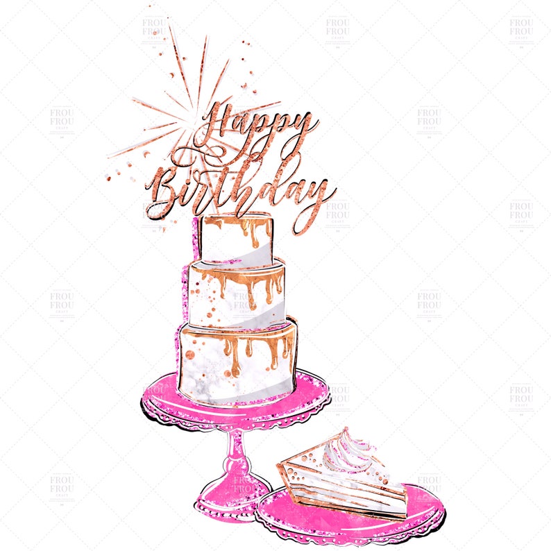 Party Clip Art Birthday Clipart Sweet 16 Gold Glitter - Etsy