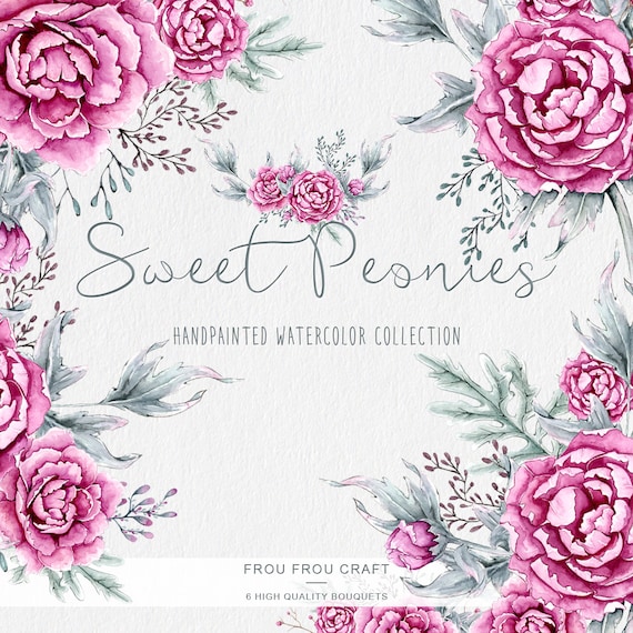 Peonías ClipArt Acuarela Flores Peonía Rosa Violeta Pastel - Etsy México Peonías ClipArt Acuarela Flores Peonía Rosa Violeta Pastel - Etsy México