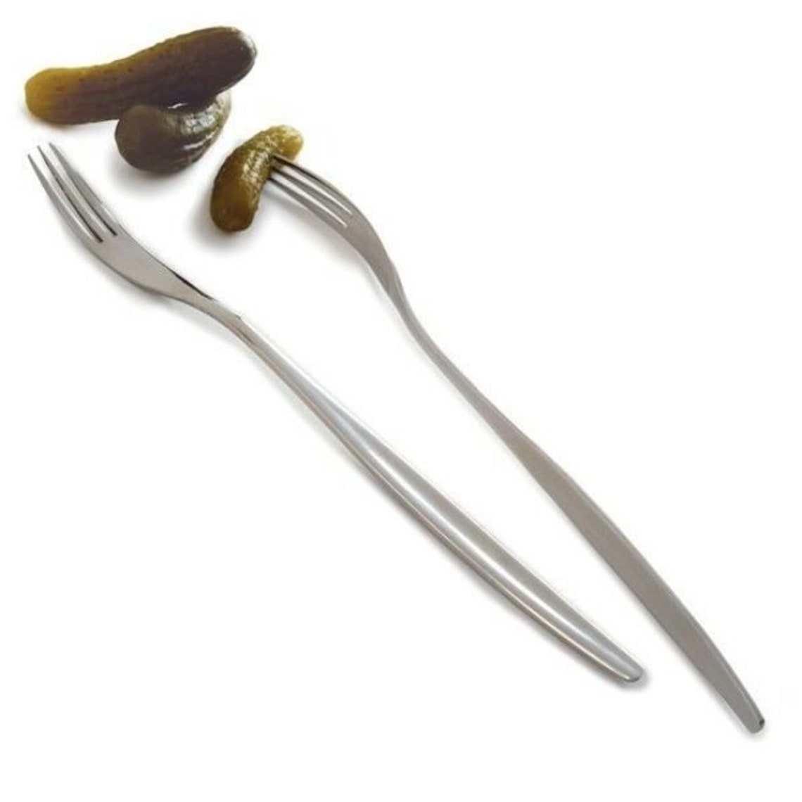 Norpro 8 Long Stainless Steel Pickle Forks Set Olive Etsy