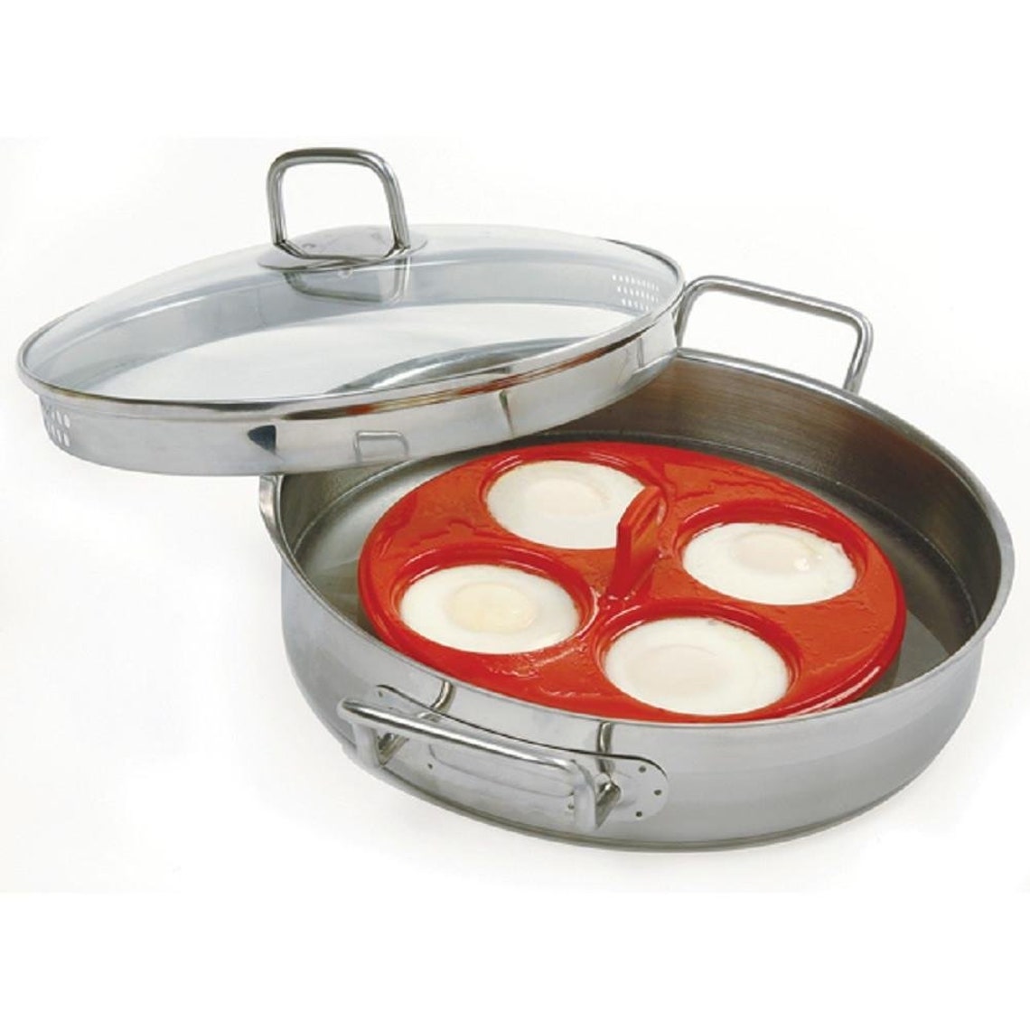 Norpro Nonstick Silicone 4 Egg Poacher Fits 9 to 12 Etsy