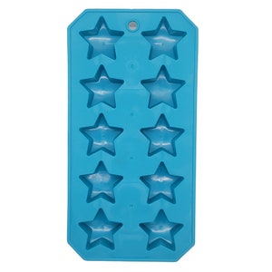 Chef Craft Flexible Thermoplastic 10-Cube Ice Cube Tray - Star Shapes