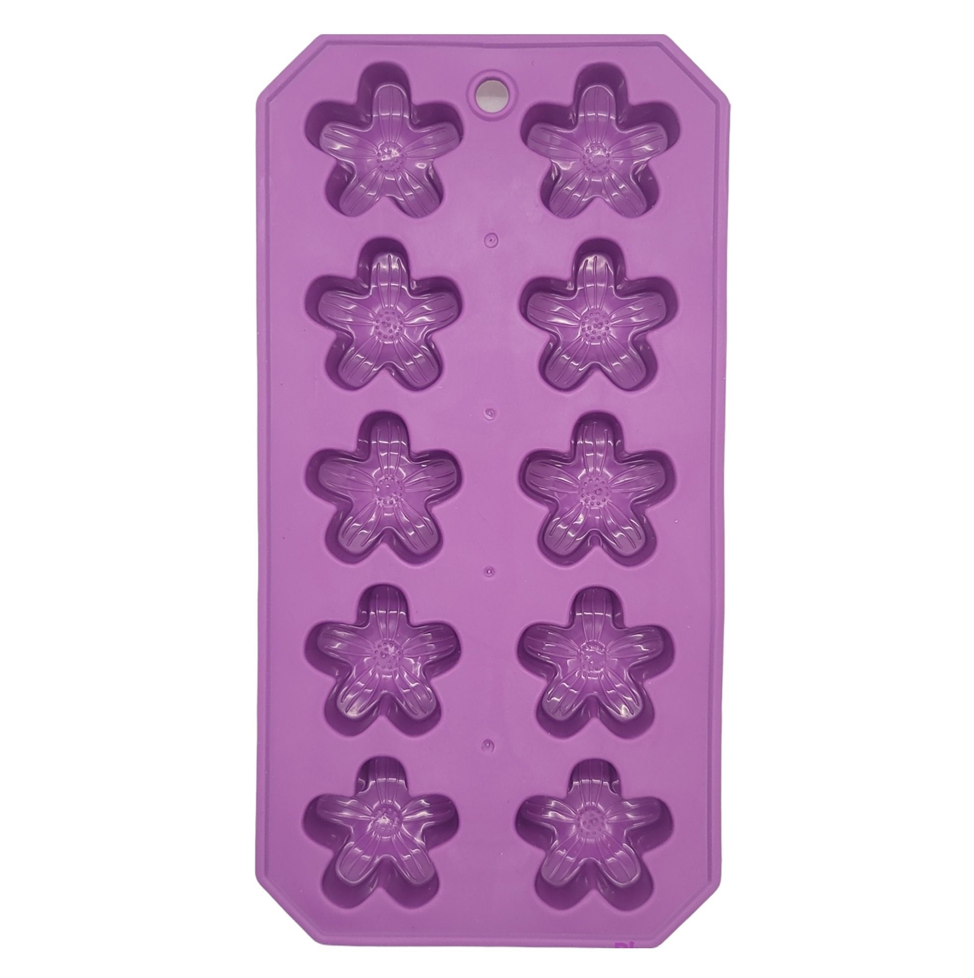 Handy Housewares 15 Rectangle Cube Flexible Silicone Bottom Push-Out Ice  Cube Tray
