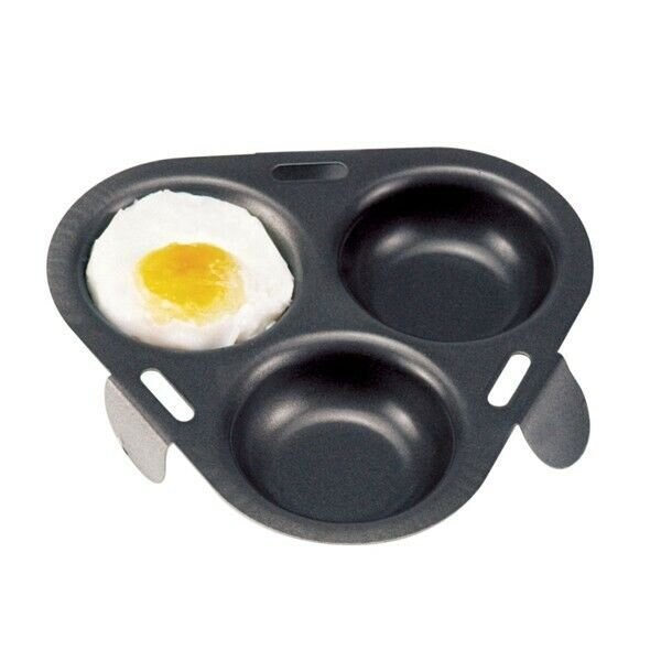 Norpro Nonstick Metal 3 Egg Poacher Pan