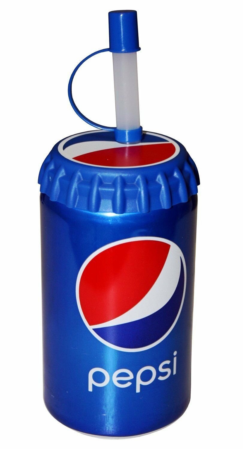 pepsi cup with straw