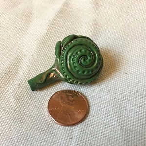 Clay spiral whistle