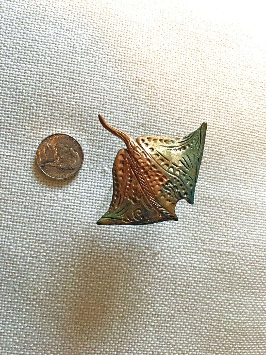 Handgemaakte houten elektrische Bionic Manta Ray ornament