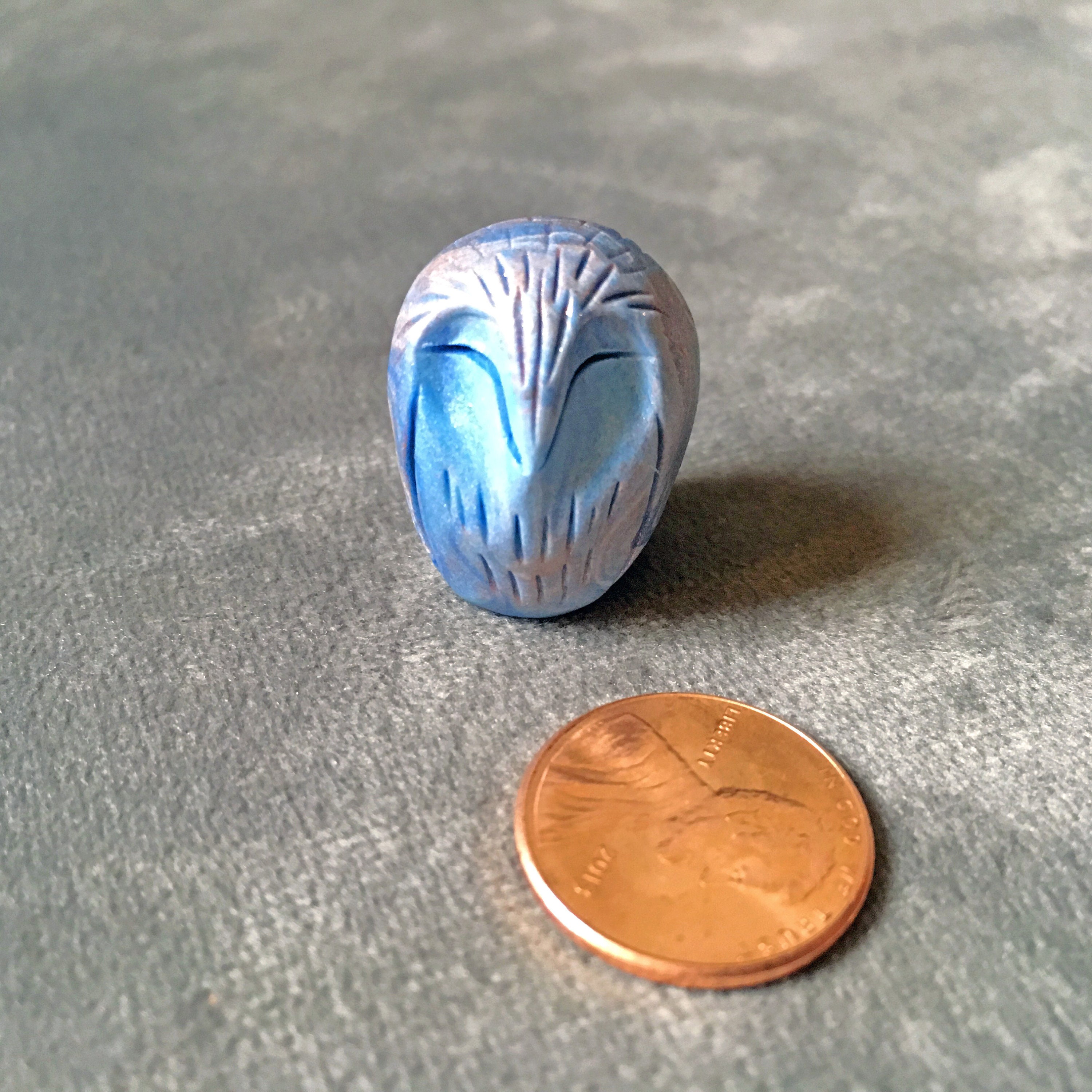 Little owl pocket charm