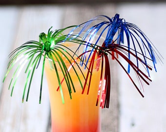 Palm Tree Long Cocktail Drink decoration x 100