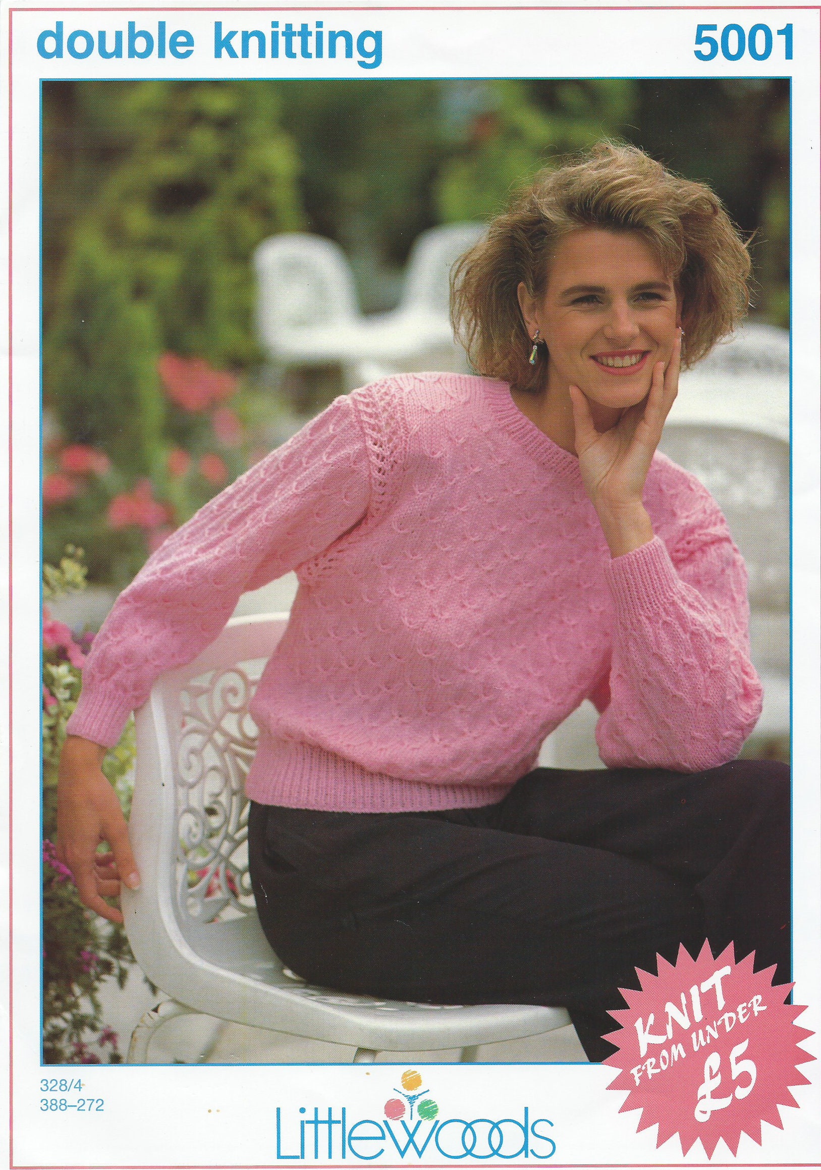 Vintage DK Littlewoods 5001 Ladies Jumper sweater knitting Etsy