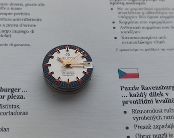 HELICON Automatic Date Vintage Swiss Watch Movements Dial- 18 mm Mechanisms Movements STEAMPUNK Arts