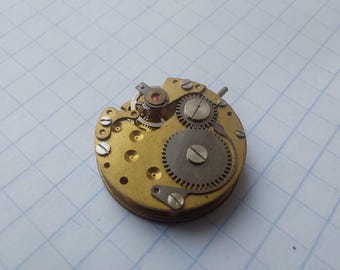 Rare Vintage OMEGA Swiss small 20 mm round Vintage Mechanisms Woman Watch Parts Movement STEAMPUNK Arts