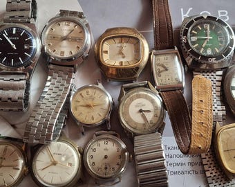 RARE Swiss Militaria Vintage wrist Watches 15 pcs wrist Watches