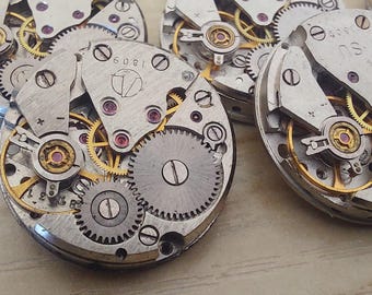 1000 piezas redondas Luch 1800 Mecanismos Piezas de reloj de mujer soviética 18 mm MOVIMIENTO STEAMPUNK Arts