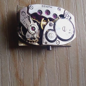 Mecanismos originales suizos ZENITH vintage para mujer, piezas de reloj, movimiento STEAMPUNK Arts imagen 1