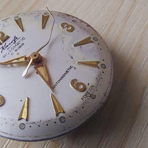 Kienzle automatiska vintage tyska urverk med urtavla - 30 mm mekanismer bild 2
