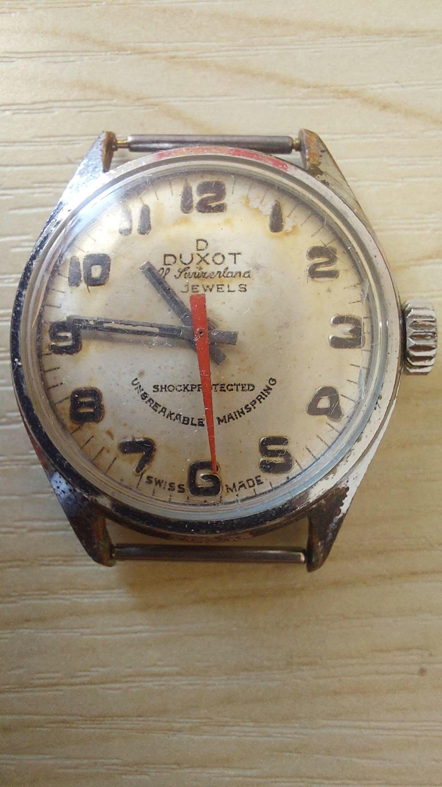DUXOT 14k Gold Incabloc 17 Jewels  Mechanical watch INCABLOC ANKER. Wristwatch for men. 14k gold. Germany ca  main image 3