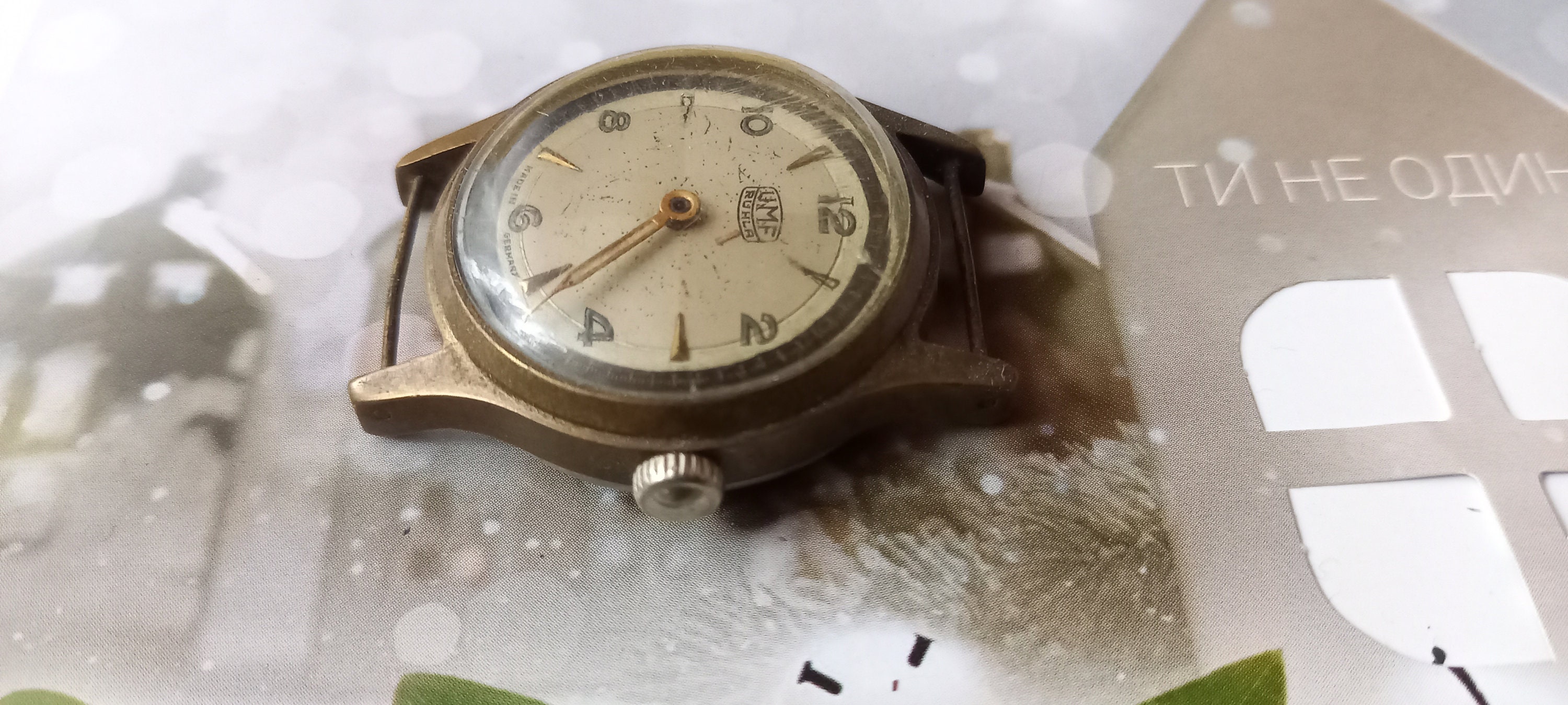 UMF Ruhla Germany Vintage MEN'S Wrist Watches 1950's