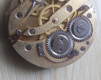 ヴィンテージ 希少 TISSOT &fils Locle スイス製 28mm ラウンド型 メカニズム 女性用腕時計パーツ ムーブメント スチームパンクアート
