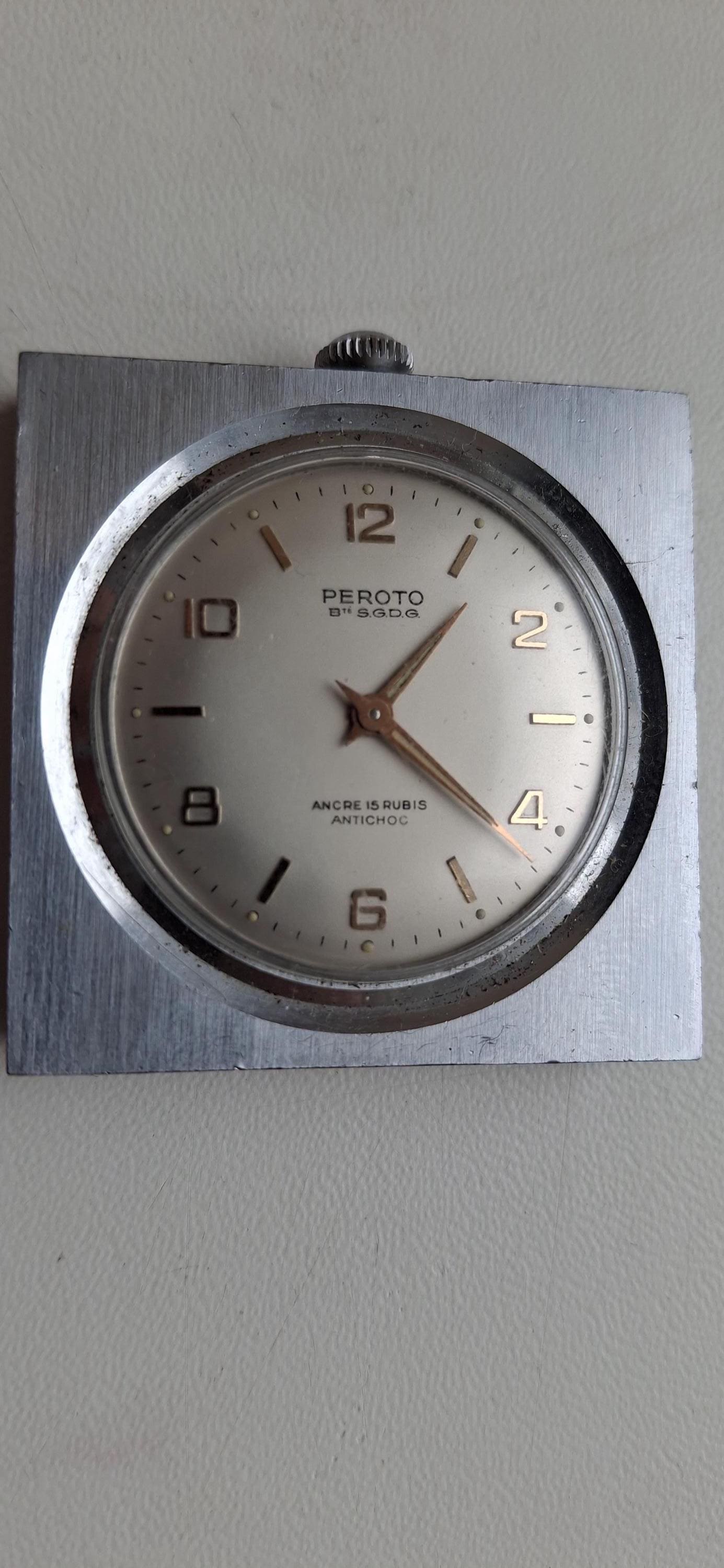 ANCIEN CADRAN POUR MONTRE CIRGA BESAN ON ANCRE 15 RUBIS