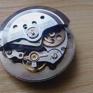 Kienzle automatiska vintage tyska urverk med urtavla - 30 mm mekanismer bild 1