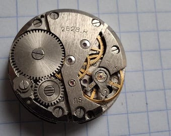 Raketa 2628 H USSR Mechanisms 1 pcs Men's Wrist Watches movements art cufflinks altered Steampunk Supplies 26 mm round