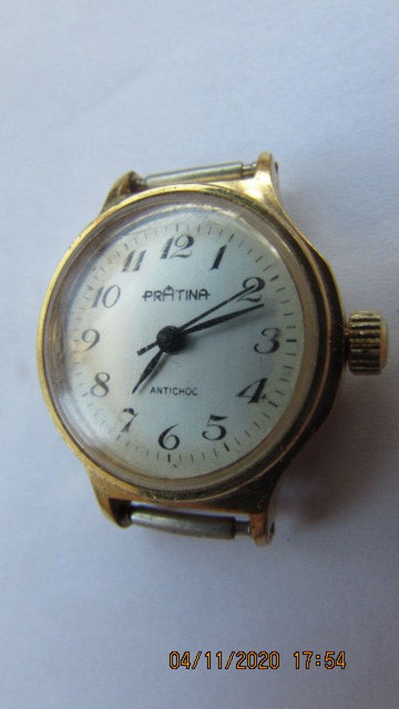 PRATINA Vintage goldplated Women's Wrist Watches A