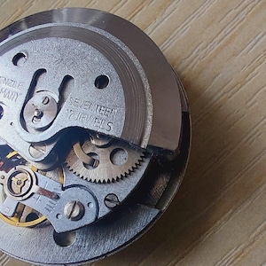 Kienzle automatiska vintage tyska urverk med urtavla - 30 mm mekanismer bild 5
