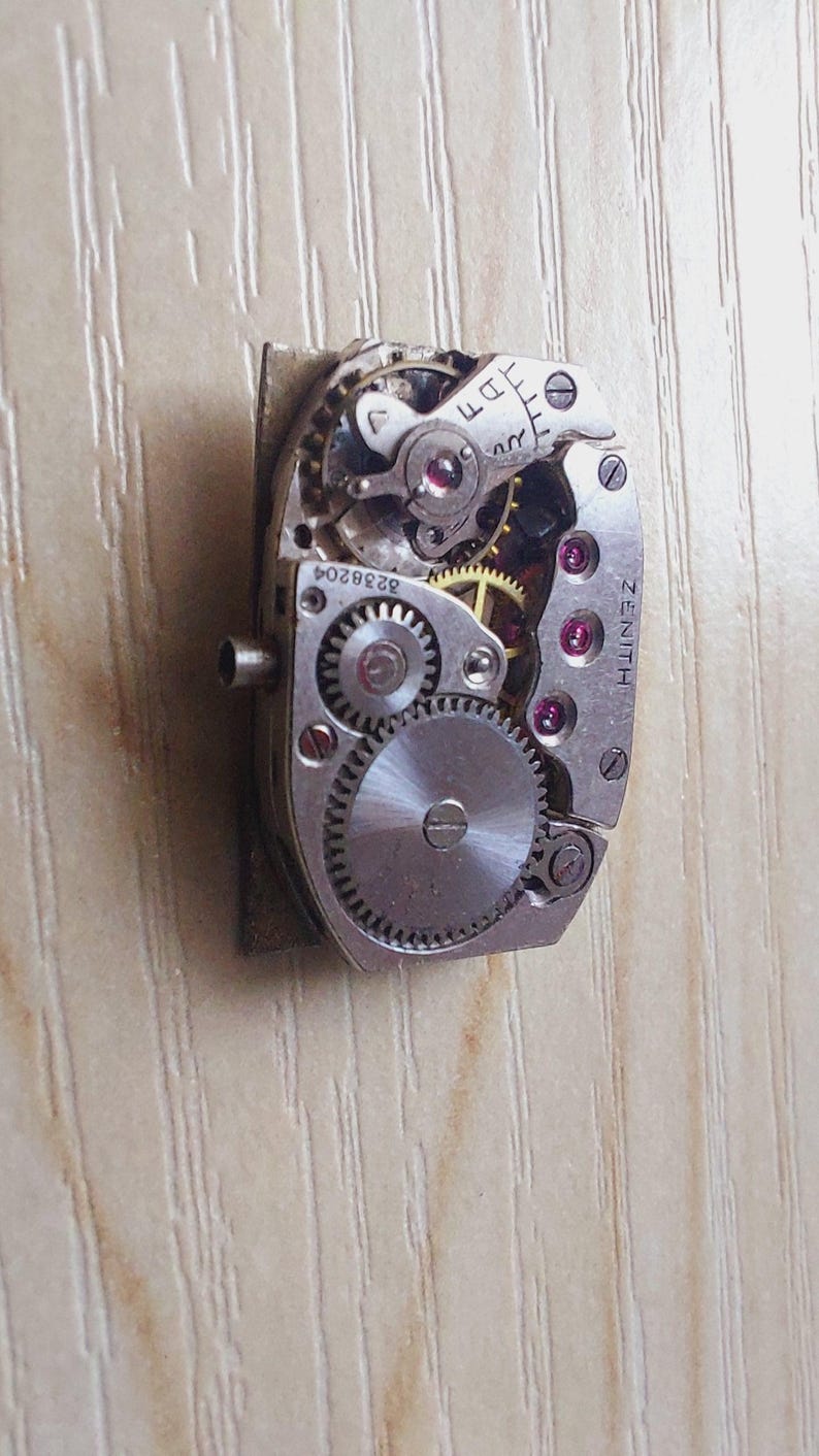 Mecanismos originales suizos ZENITH vintage para mujer, piezas de reloj, movimiento STEAMPUNK Arts imagen 2