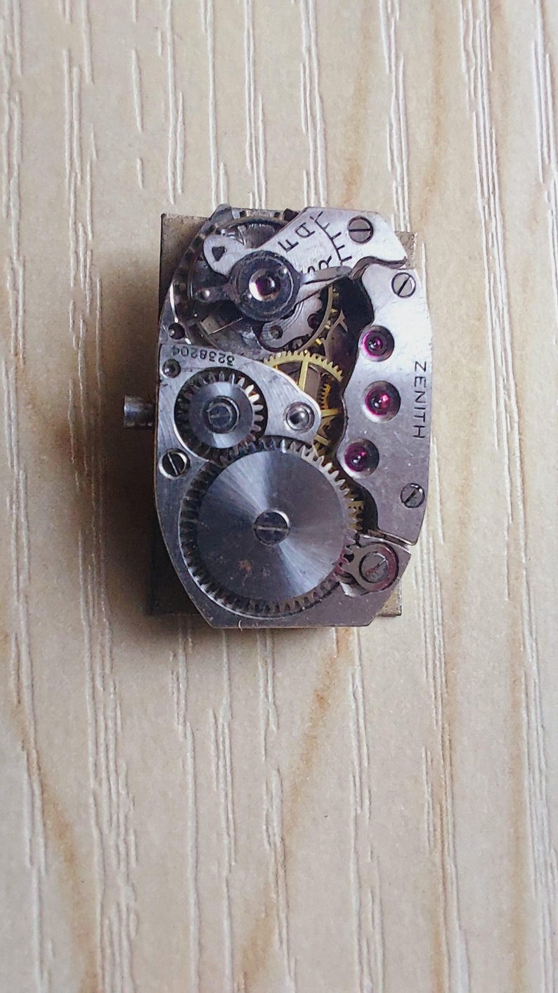 Mecanismos originales suizos ZENITH vintage para mujer, piezas de reloj, movimiento STEAMPUNK Arts imagen 4
