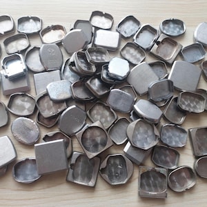 Fundas para relojes de pulsera vintage, piezas para cajas, tapas traseras de relojes, 50 piezas, para mujer, estilo STEAMPUNK Arts