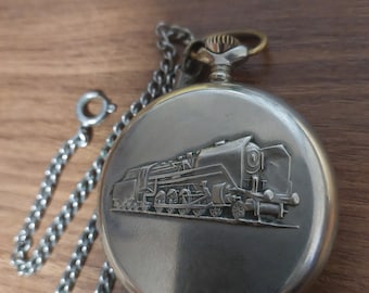 Relojes de bolsillo antiguos Locomotora Molnija Tren URSS