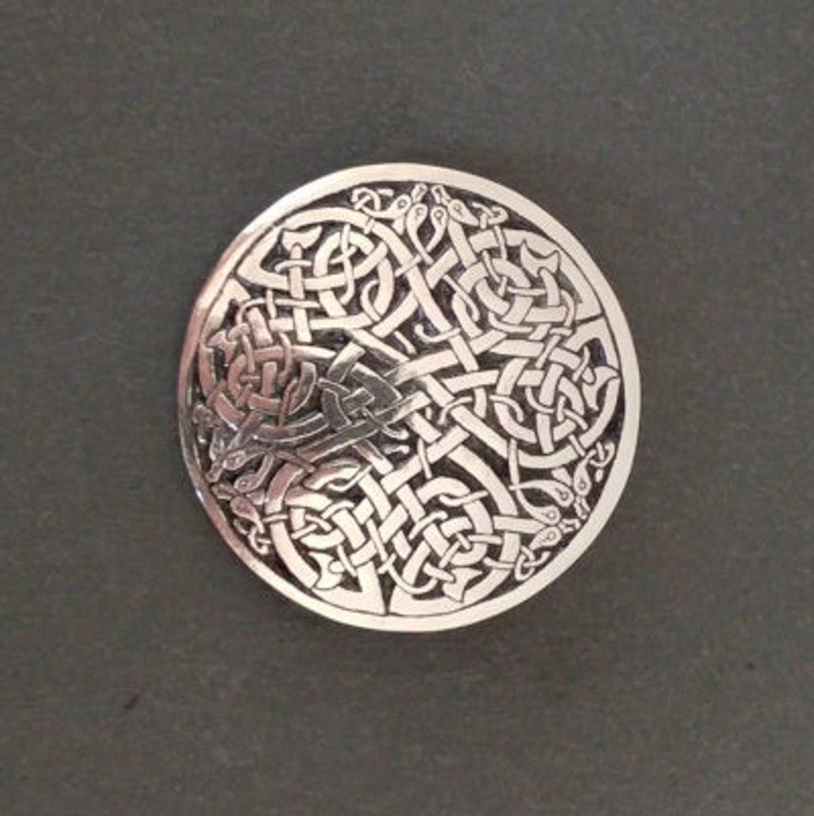 Celtic Brooch Celtic Jewelry Celtic Knot Large Brooch Etsy