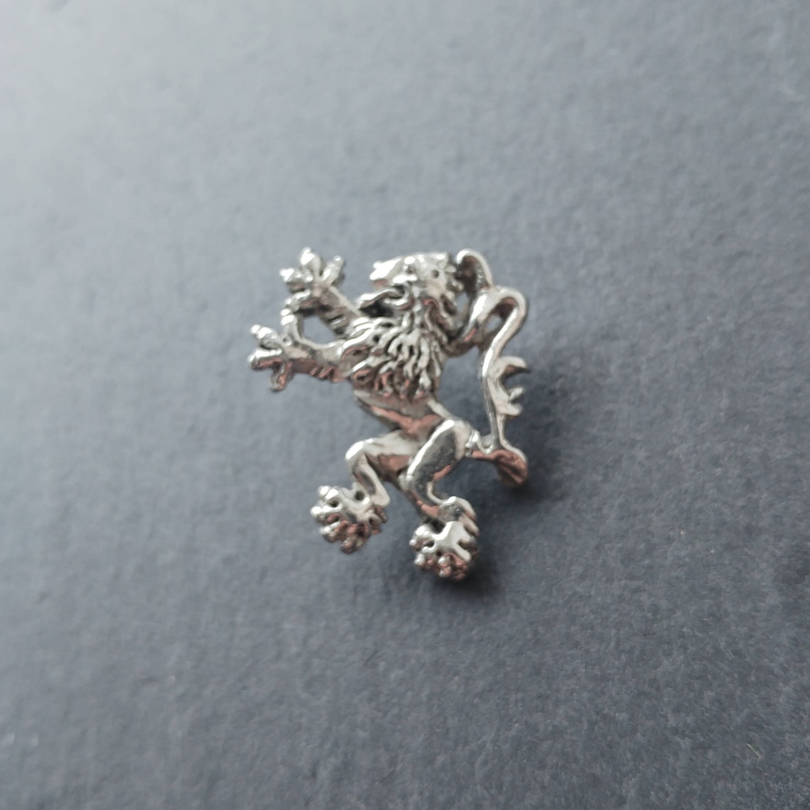 Lion Rampant lapel pin lion Lapel Pin men wedding Scottish Etsy