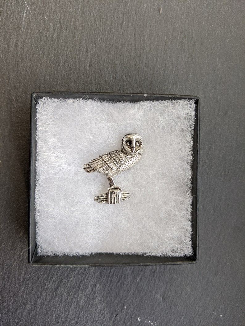 Barn Owl Brooch Lapel Pin / Tie Pin / Pins Tack / Owl Jewelry - Etsy UK