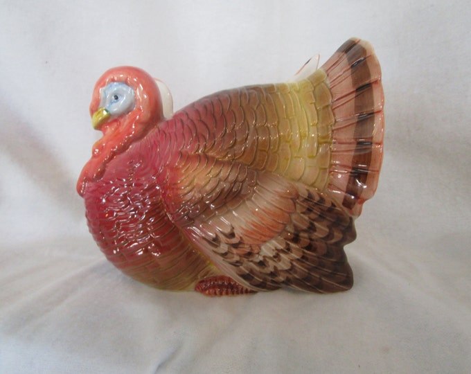 Ceramic Turkey Napkin Holder Otagiri Japan Turkey Napkin Etsy