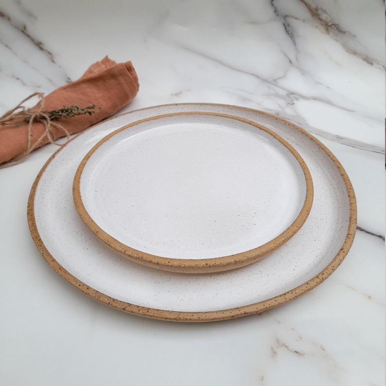 White Side Plate 19cm Ceramic Plate Serving Plate Side Etsy UK