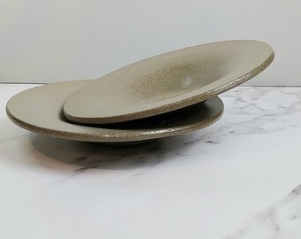 Handmade plate, Pasta plate, wonky plate, shallow bow,Ceramic bowl, Fruit bowl,Pottery bowl, Dinnerware, Unique bowl, Salad bowl.