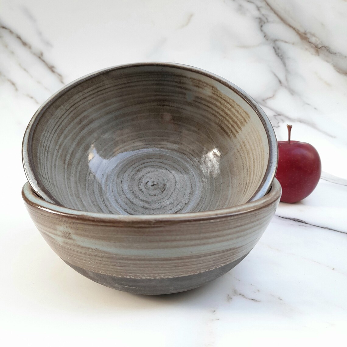 Sage Green Bowl 15x6 Cmceramic Bowlserving Bowlpottery Etsy