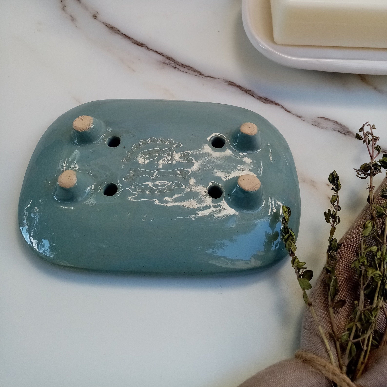 Green soap dish Soapdish handmade ceramic soap dish soap Etsy