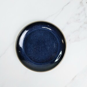 21cm Coupe Side Plate Crey Clay Ocean blue image 4