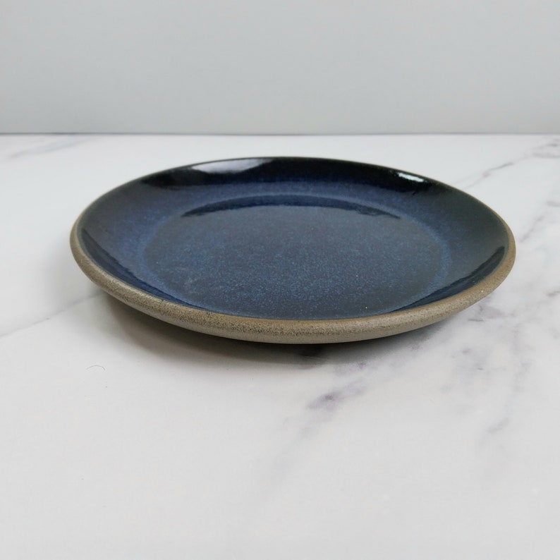 21cm Coupe Side Plate Crey Clay Ocean blue image 2