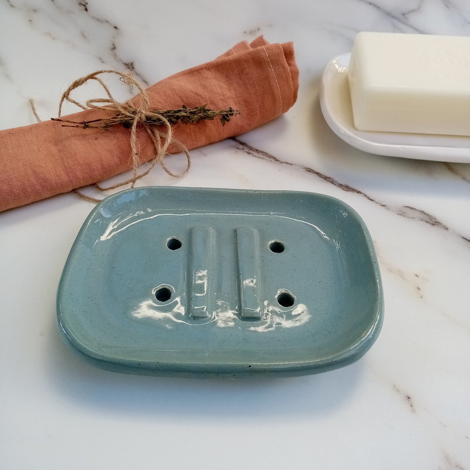 Green soap dish Soapdish handmade ceramic soap dish soap Etsy