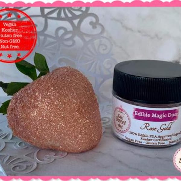 Rose Gold Food Coloring Etsy UK