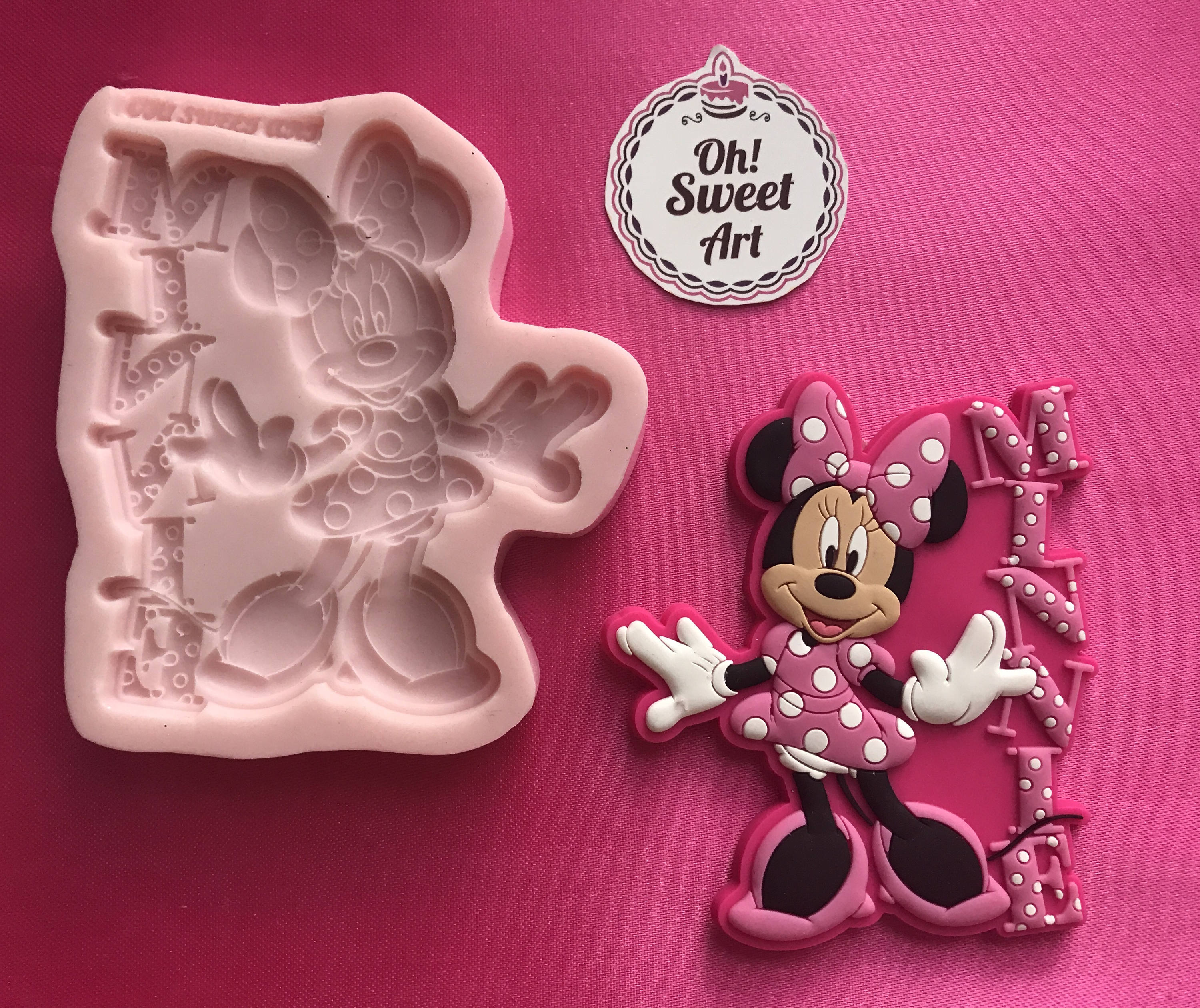 Stampo in silicone 15 teste di Topolino 3D - Pianeta Torte
