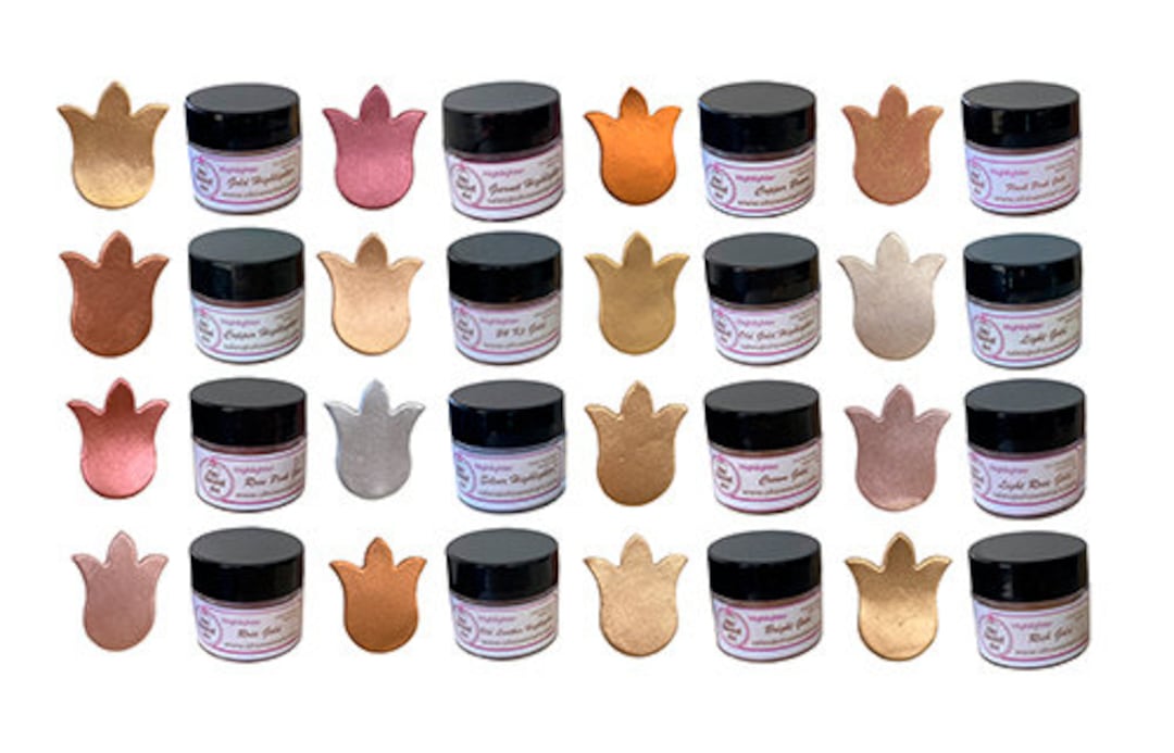 HIGHLIGHTER SET DUST Complete Set 16 Colors / 4 Grams Each Etsy