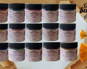 Oh Sweet Art Glossy Luster Dust Edible 7g (0.25oz) Choose your color